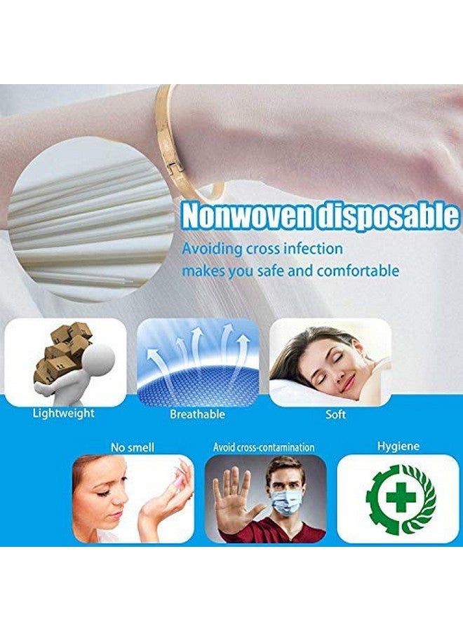 CUFF- SHIELD Disposable Bed Sheet (Pack of 50, Color-White, size-31x72inch, Fabric-25gsm nonwoven) for spa, Massage, Salon, Hotel, Clinic, Hospitals - Image 4