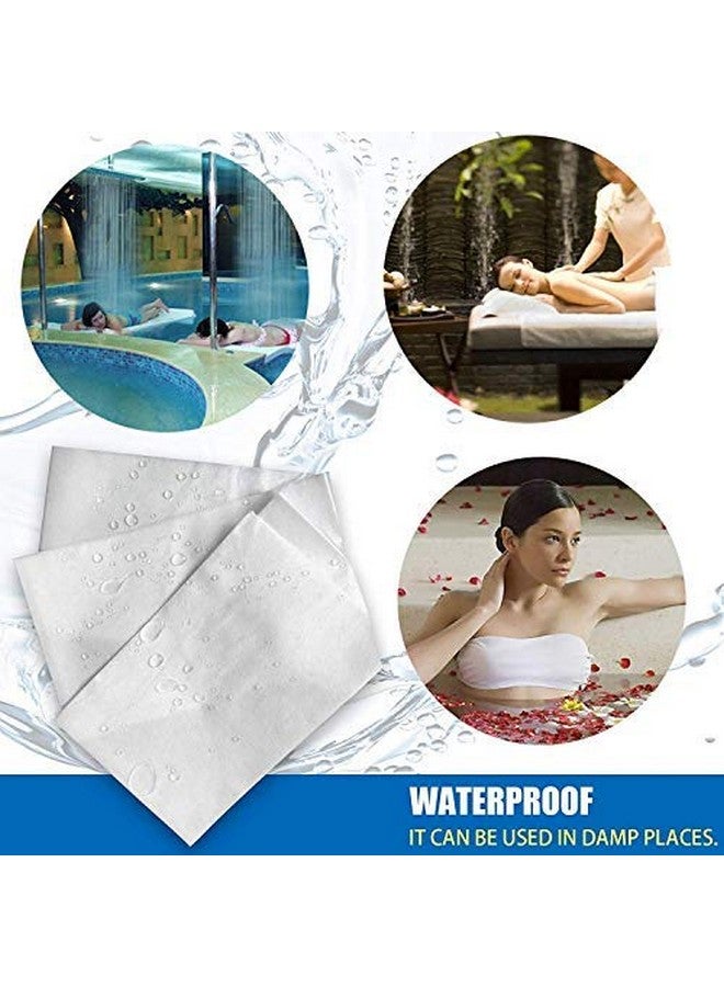 CUFF- SHIELD Disposable Bed Sheet (Pack of 50, Color-White, size-31x72inch, Fabric-25gsm nonwoven) for spa, Massage, Salon, Hotel, Clinic, Hospitals - Image 5