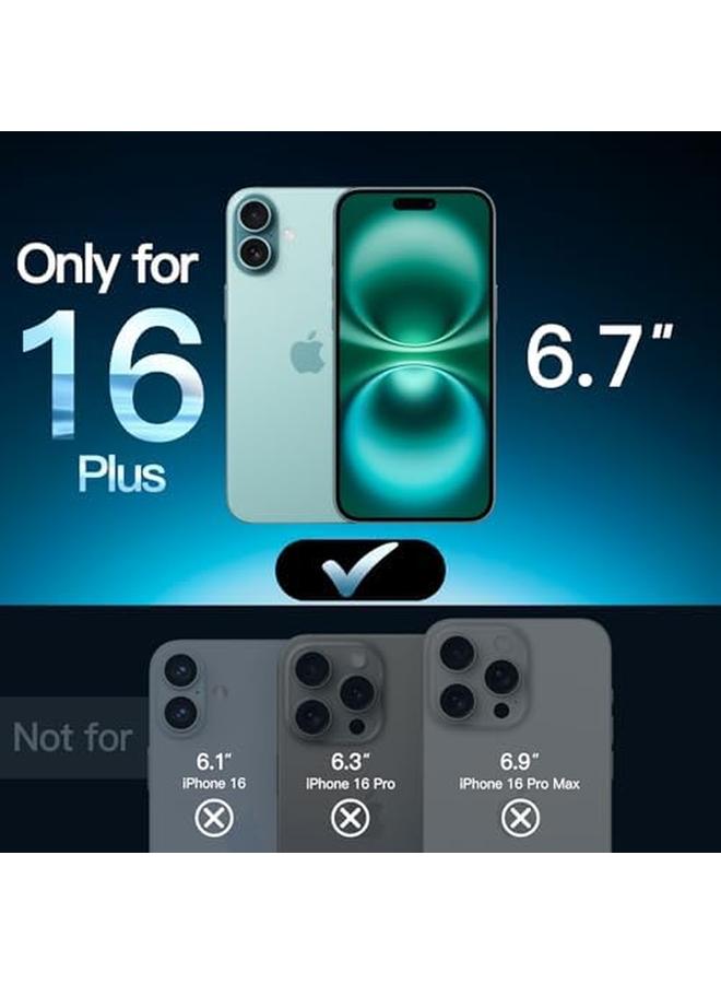 Jetech Screen Protector For Iphone 16 Plus 6.7 Inch 10 Second Super Easy Installation With One Step Alignment Tray Bubble Free Tempered Glass Film Case Friendly Hd Clear 2 Pack - Image 2