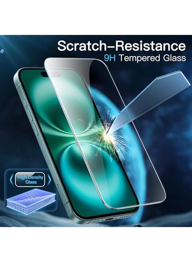 Jetech Screen Protector For Iphone 16 Plus 6.7 Inch 10 Second Super Easy Installation With One Step Alignment Tray Bubble Free Tempered Glass Film Case Friendly Hd Clear 2 Pack - Image 5