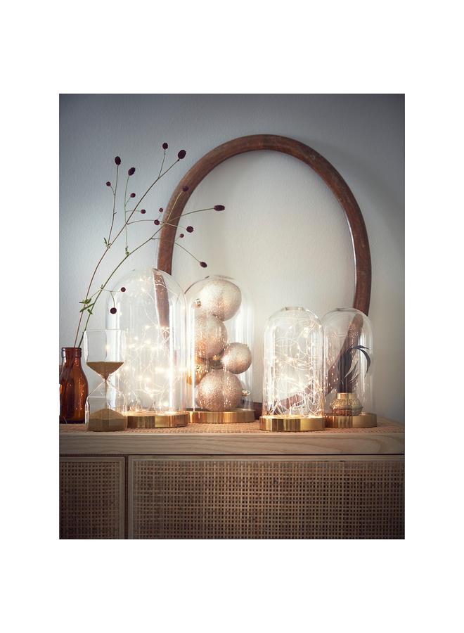 Zaboon Glass Dome With Base, 26 Cm - Image 5