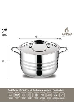 AMBOSS Amboss 10 Piece Stainless Steel Cookware Set  - Image 4
