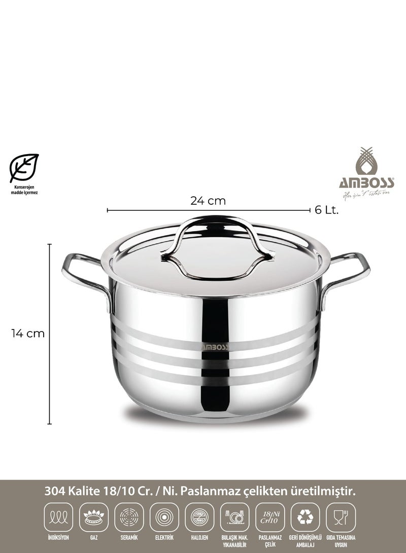 Amboss 10 Piece Stainless Steel Cookware Set - Image 4