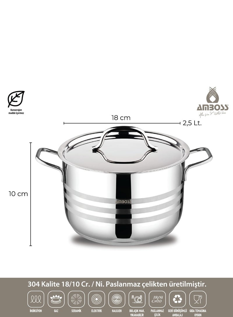Amboss 10 Piece Stainless Steel Cookware Set - Image 2