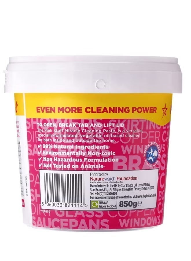 THE PINK STUFF Multi Purpose Cleaning Paste for Kitchen, Bathroom & Surfaces, Pink, 850 g - Image 2