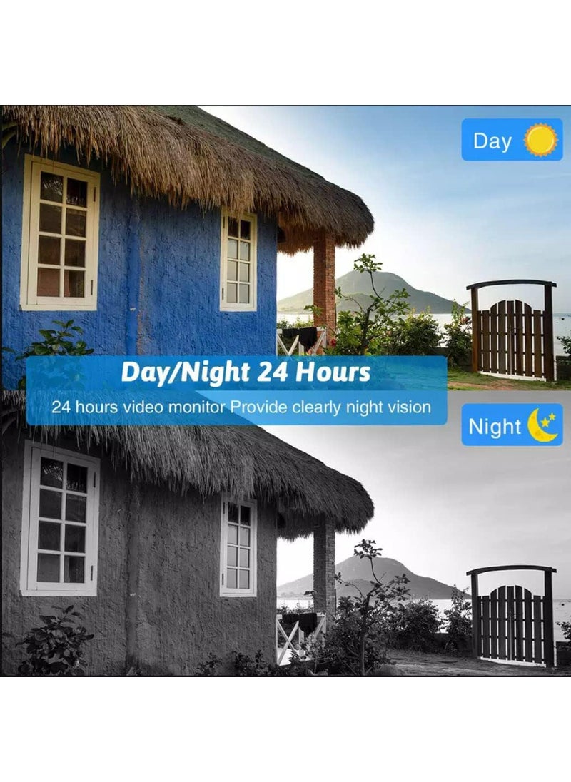 TECHNOVIEW TECHNOVIEW Full HD WiFi Outdoor Security Camera with Adapter View Remote Auto Tracking 360 Rotation Smart Motion Detection Alarm Alert 12MP 8 LEDs Zoom PTZ  - Image 4