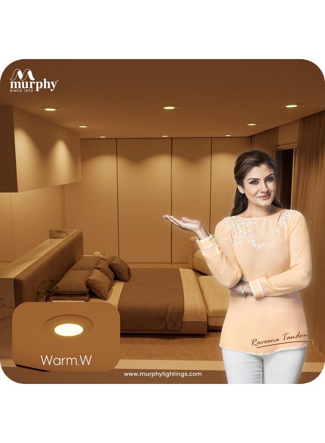 Murphy 3W Aura Deep Junction Box LED Down Light : Pack of 12, Warm White (Golden Yellow) - Image 5