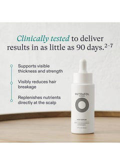 NUTRAFOL Nutrafol Women's Hair Serum, Supports Visibly Thicker and Stronger Hair, Vegan, Lightweight and Fast-Absorbing - 1.7 Fl Oz, 1 Bottle  - Image 2