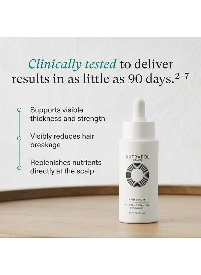 NUTRAFOL - Nutrafol Women's Hair Serum, Supports Visibly Thicker and Stronger Hair, Vegan, Lightweight and Fast-Absorbing - 1.7 Fl Oz, 1 Bottle - Image 1
