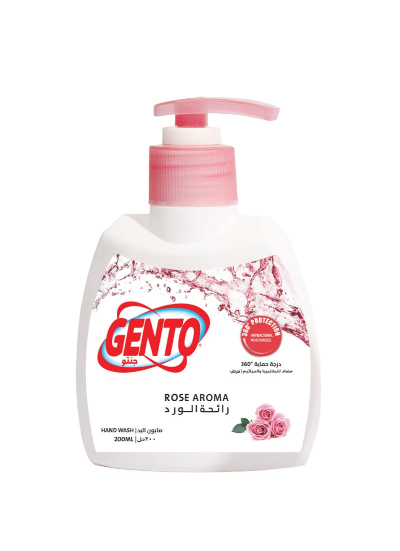 GENTO Hand Wash Rose Pink 200ml