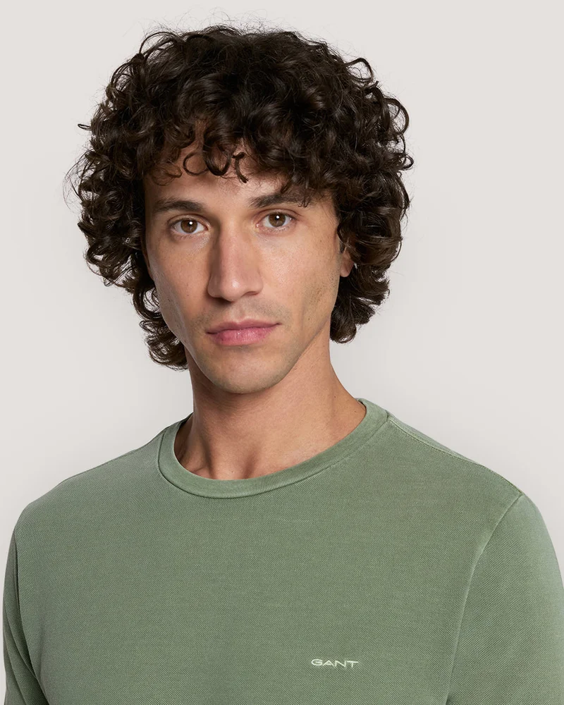 GANT Gant Slim Sunfaded Ss Pique Tshirt