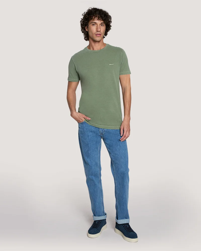 GANT Gant Slim Sunfaded Ss Pique Tshirt