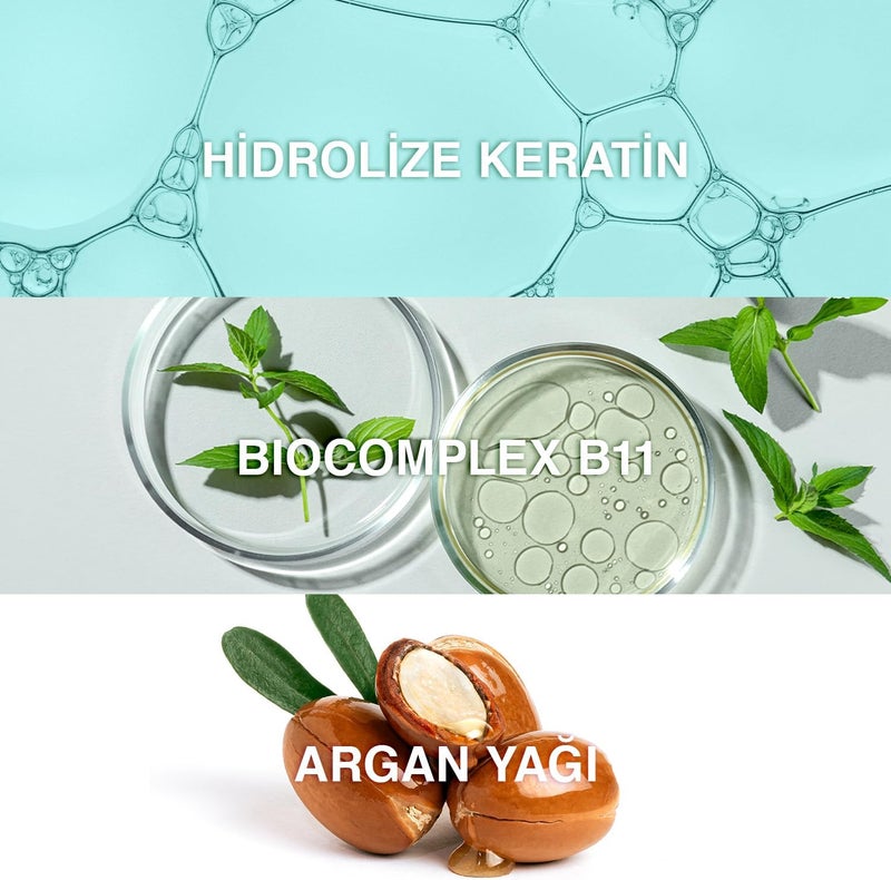 بيوكسين زيت العناية بالشعر Keratin & Argan Repair Hair Care Oil 150 مل - للشعر المتعب والمتضرر - Image 3