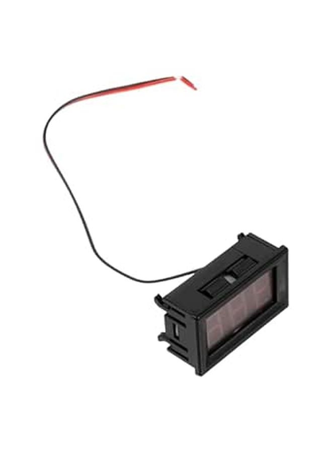 اختبار الجهد الرقمي LED الأزرق 5 فولت 120 فولت 2 سلك فولتميتر البطارية لمقاييس السيارات الكهربائية - Image 1