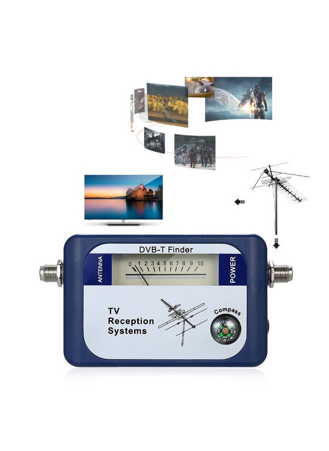 NIBEMINENT DVB-T Digital Satellite Signal Finder Blue 122 x 63 35mm  - Image 3