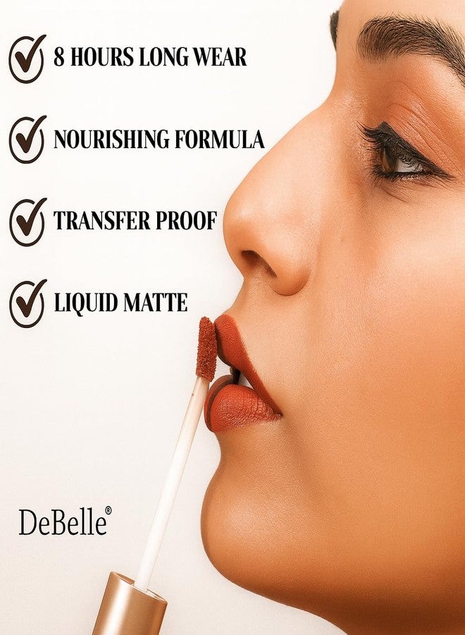 دي بيلي أحمر شفاه سائل مطفي من ديبيل ماجستيك، لون أميثيست أديلين (موف) | غني بحمض الهيالورونيك وزبدة الشيا | 3.5 مل - Image 4