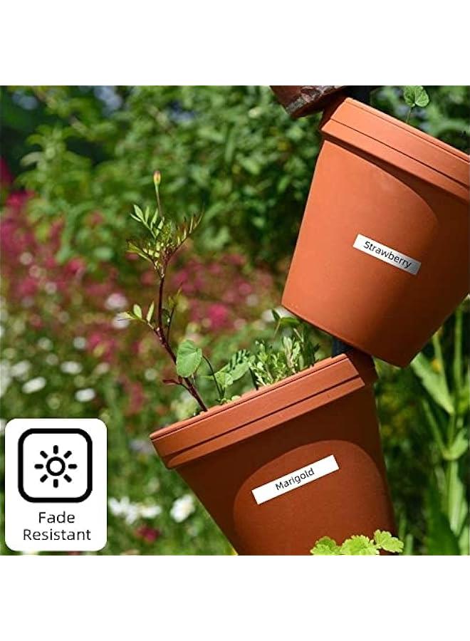 فوميمو شريط صانع الملصقات P12، متوافق مع ملصقات Phomemo P12 مقاس 12 مم 0.47 بوصة أسود على شريط أبيض بديل لـ Dymo Letratag 200B Lt-100H Lt-100T لـ Phomemo P12 & P12 PRO، لصانع الملصقات Phomemo LT12 - Image 5