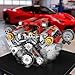 Suplanet V8 Engine Building Kit That Works Build Your Own Model Engine for Adult8Cylinder Car Engine with Spray Light Building Engineering Toys for Kids Adults 3168PCS - Image 4