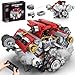 Suplanet V8 Engine Building Kit That Works Build Your Own Model Engine for Adult8Cylinder Car Engine with Spray Light Building Engineering Toys for Kids Adults 3168PCS - Image 2