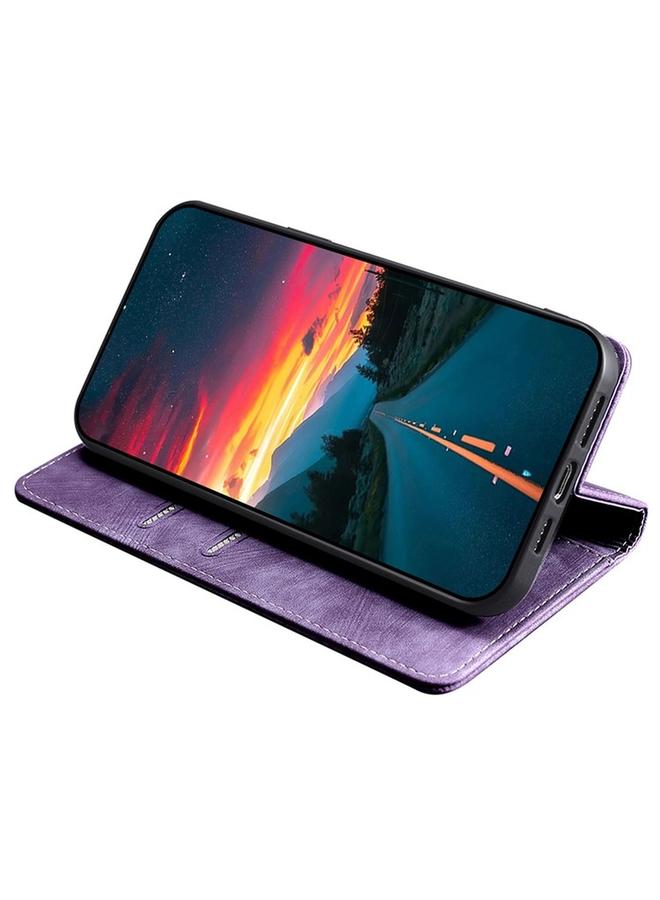 Zaboon Case For Huawei Pura 70 Pro / Pro+ RFID Anti-theft Brush Magnetic Leather Phone Case - Image 4