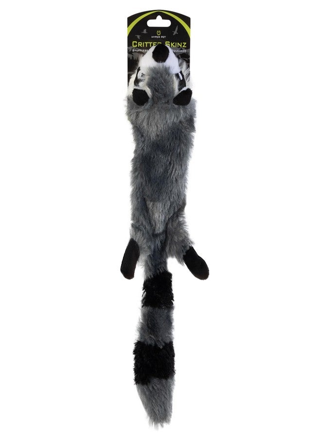 Hyper Pet Critter Skinz Raccoon Stuffing Free Plush Soft Dog Toy, Large, Pack of 1 - Image 1