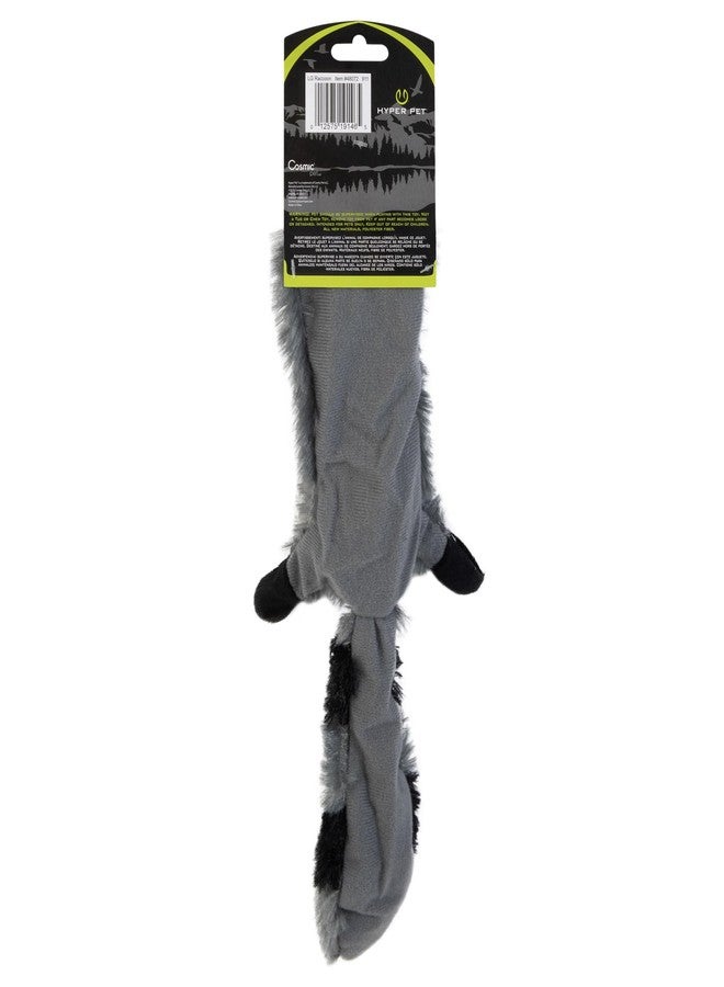 Hyper Pet Critter Skinz Raccoon Stuffing Free Plush Soft Dog Toy, Large, Pack of 1 - Image 5