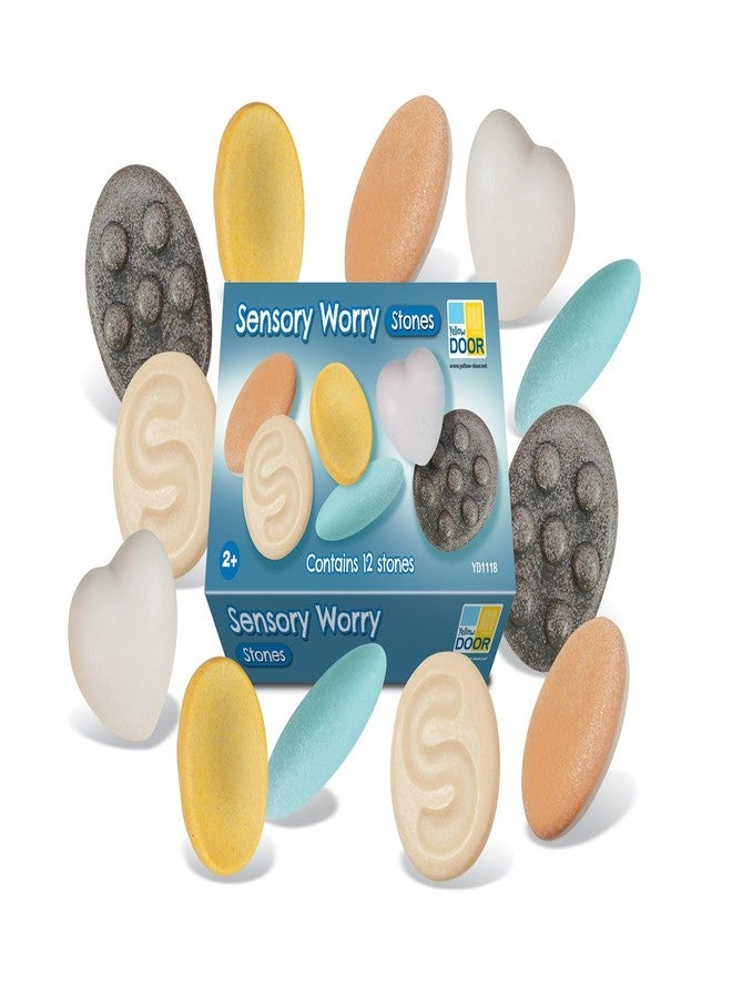 Yellow Door Sensory Worry Stones, Set of 12 - Image 1