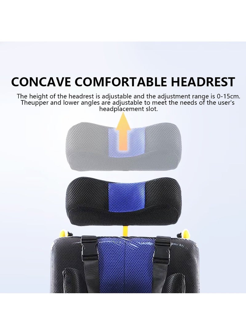 Cerebral Palsy Wheelchair for Children - Foldable Cerebral Palsy Wheelchair Pediatric Manual High Back Reclining Wheelchair - Image 3