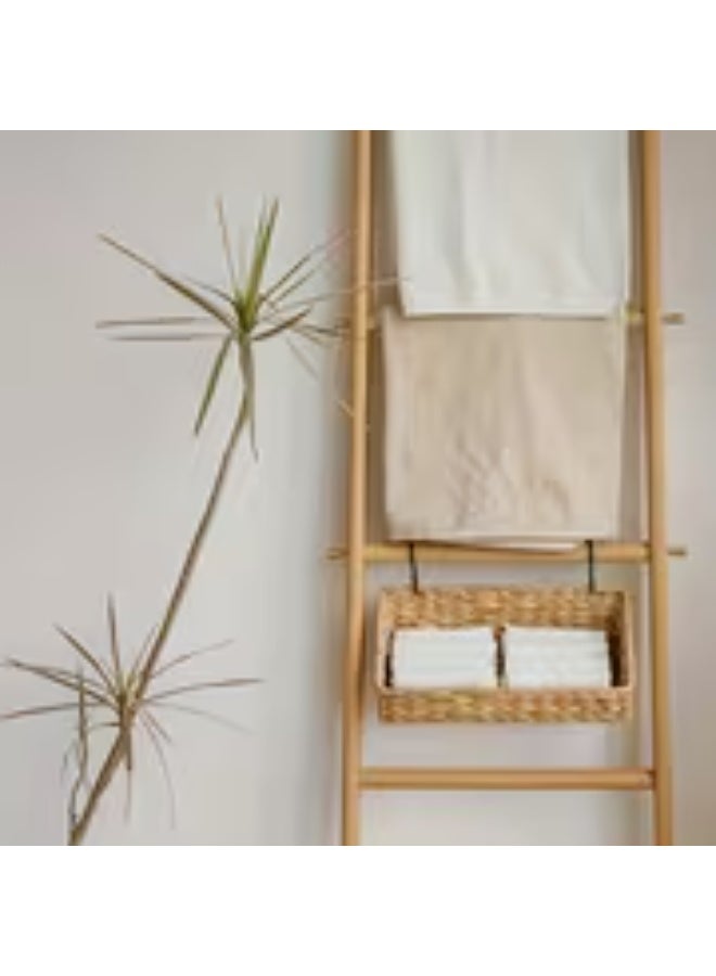 إيروريكس سلة تخزين يدوية الحياكة تُعلق على الحائط – بملمس شبيه الخيزران، منظم موفر للمساحة للمطبخ والحمام - Image 5