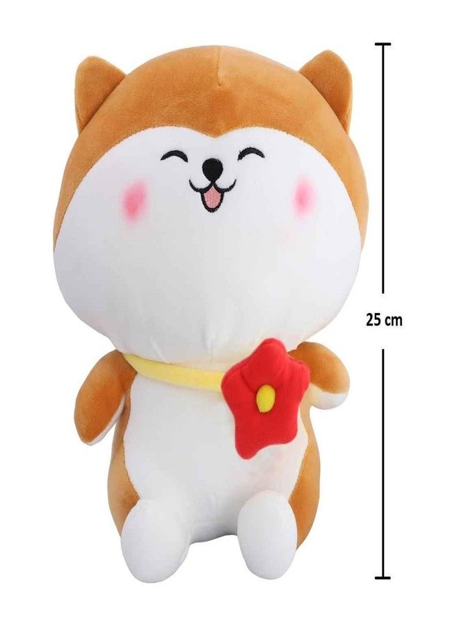 DearJoy Cat Plush Toy with Flower Stuffed Ultra-Soft,Skin-Friendly & Huggable Cuddly Soft Toy Gift for Kids, Babies & Toddlers Birthday Return Gift,Baby Room Décor & Bedtime Companion - 25cm (10-Inch) - Image 4