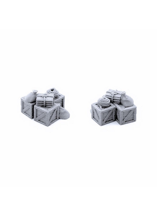 EnderToys Cargo Piles DND Terrain Compatible with Dungeons and Dragons, Warhammer 40k, 28mm Miniature Wargaming, Tabletop RPGs, Wargame Scenery - Image 5