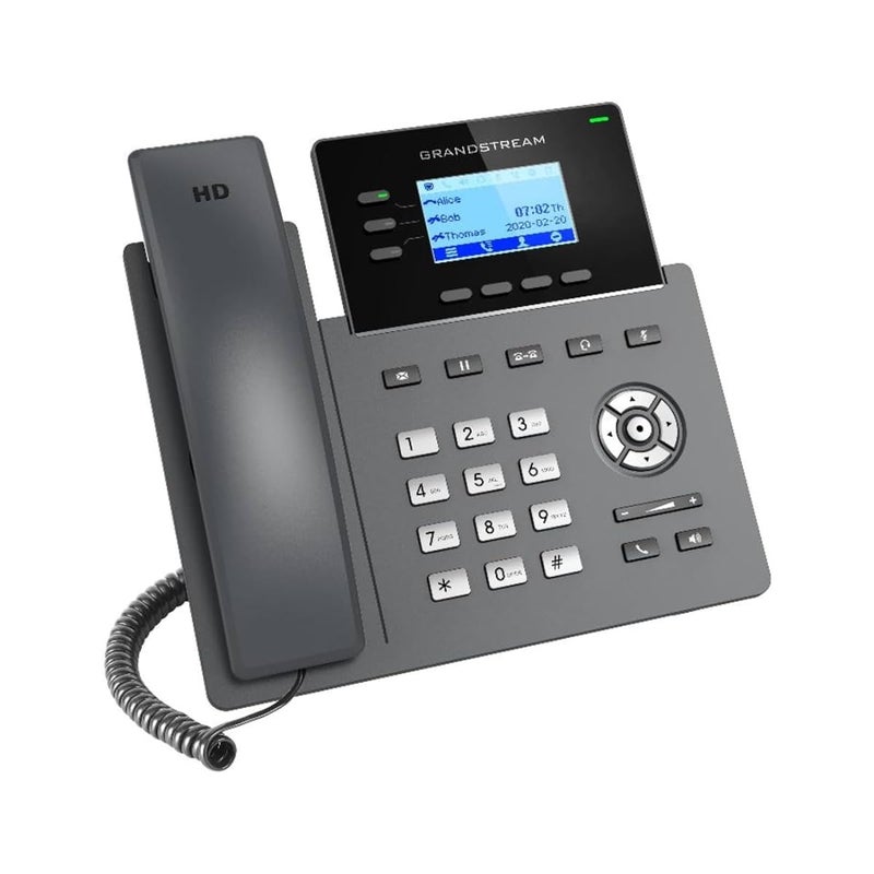 Grandstream GRP2603P IP Phone | 3 Lines, 6 SIP Accounts | 2.7-Inch LCD Display | Dual-Port Gigabit Ethernet with Integrated PoE | Power Adapter Not Included - Image 3