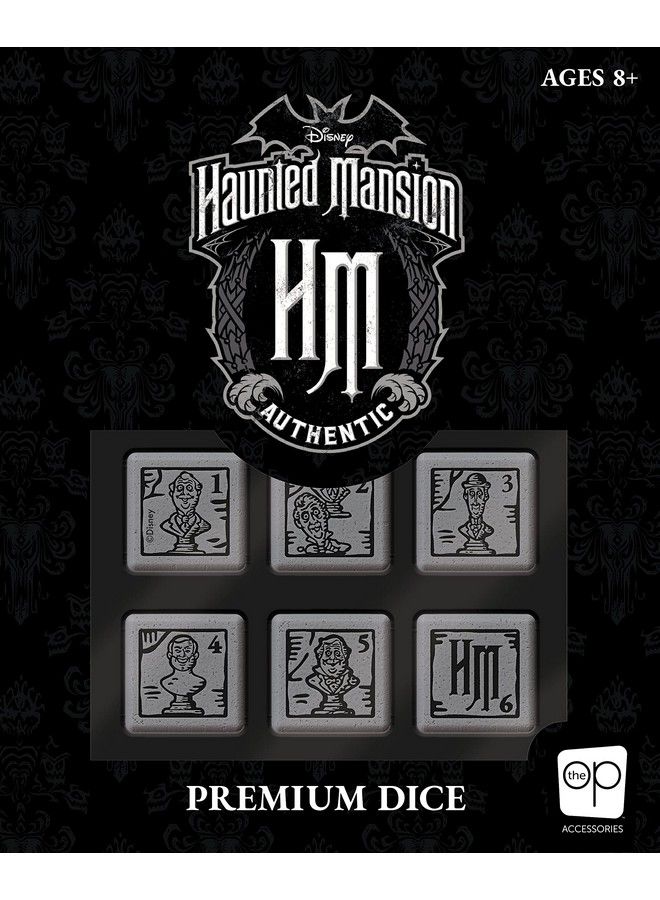 USAopoly Disney The Haunted Mansion Premium Dice Set ; Collectible D6 Dice ; Custom Dice With Collectible Tin Case ; Officially Licensed Disney 6Sided Dice - Image 3