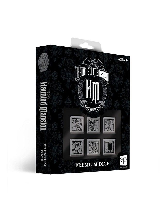 USAopoly Disney The Haunted Mansion Premium Dice Set ; Collectible D6 Dice ; Custom Dice With Collectible Tin Case ; Officially Licensed Disney 6Sided Dice - Image 1
