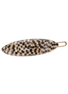 France Luxe France Luxe Mini Oblong on Tige Boule Barrette - Opera Silver 