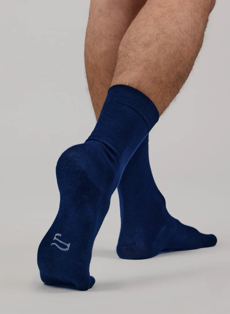 Just Nature Navy Premium Business Socks for Men | Best Price UAE