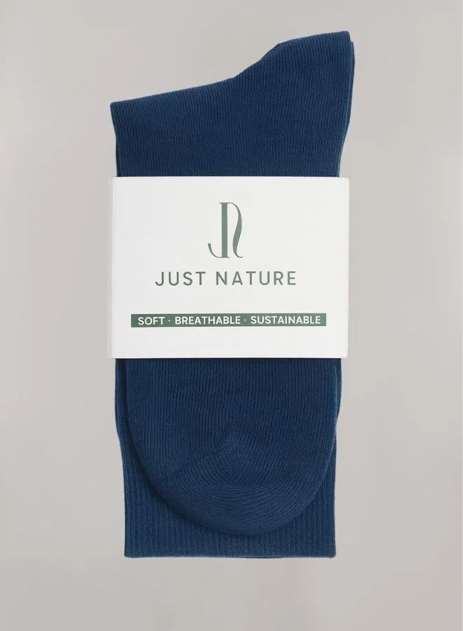 Just Nature Navy Premium Business Socks for Men | Best Price UAE