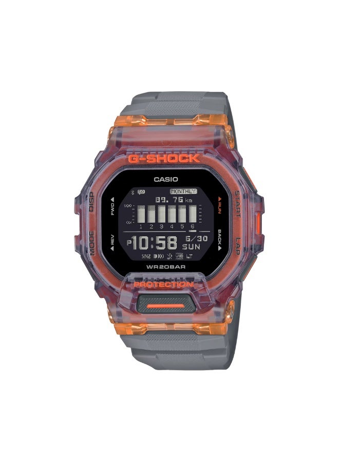 كاسيو ساعة كاسيو جي-شوك GBD-200SM-1A5DR بلوتوث رياضية رقمية مع عداد خطوات مقاومة للصدمات مقاومة ماء 200 متر - Image 1