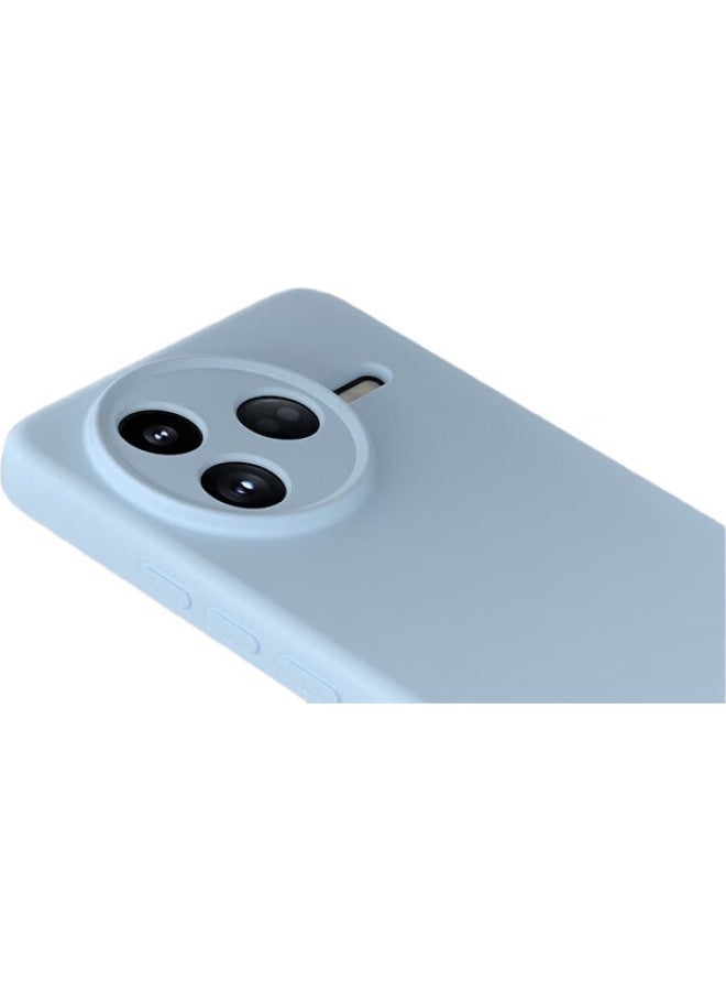 Shangsu, Suitable For Redmi K80 Phone Case, K80 Protective Cover, Premium Liquid Silicone Soft Shell, Full Lens Protection, Shockproof, Anti-Fingerprint, For Women And Men, Solid Color Simple Design, Outer Shell, Black - Image 3