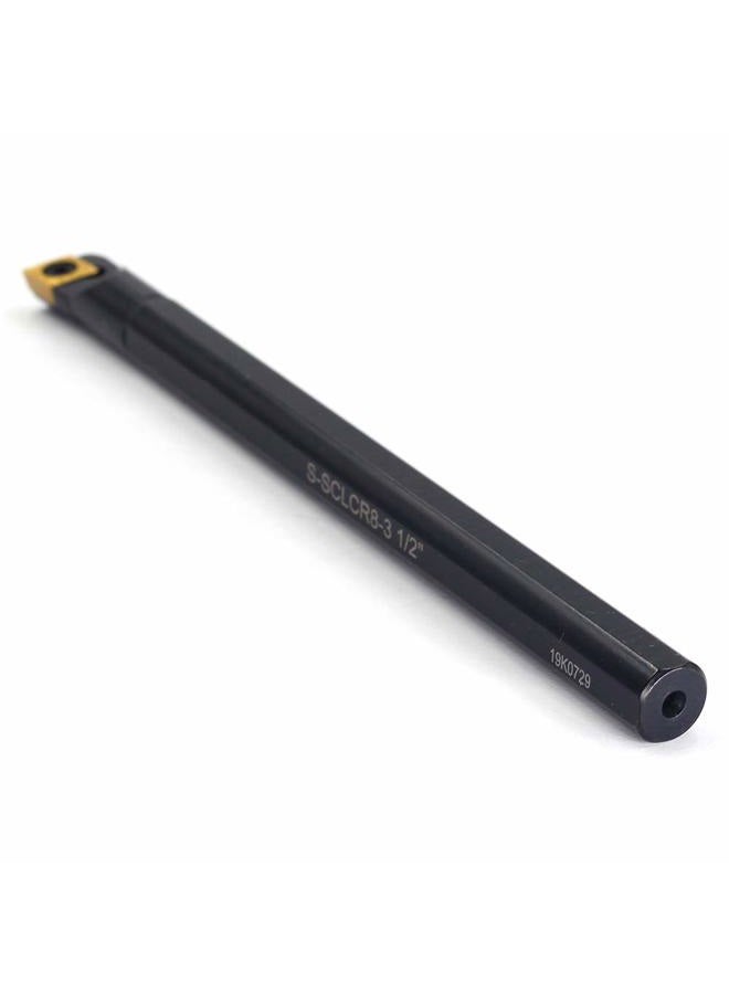 OSCARBIDE 1/2'' x 7''Indexable Boring Bar 1/2 Shank,Right-Hand Sclcr Boring Bar with Carbide Insert CCMT09T304(CCMT32.5),1 Piece - Image 5