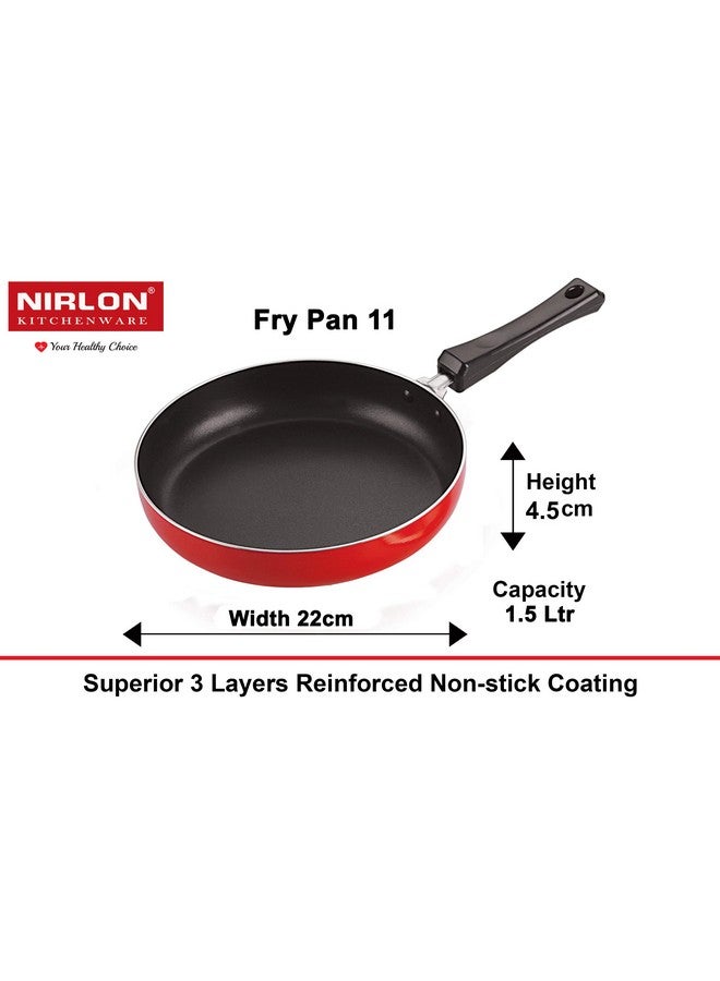 Nirlon Non Stick Aluminium Cookware Set of 4 Pieces (FT13_FP11_AP7_CS24) - Image 3