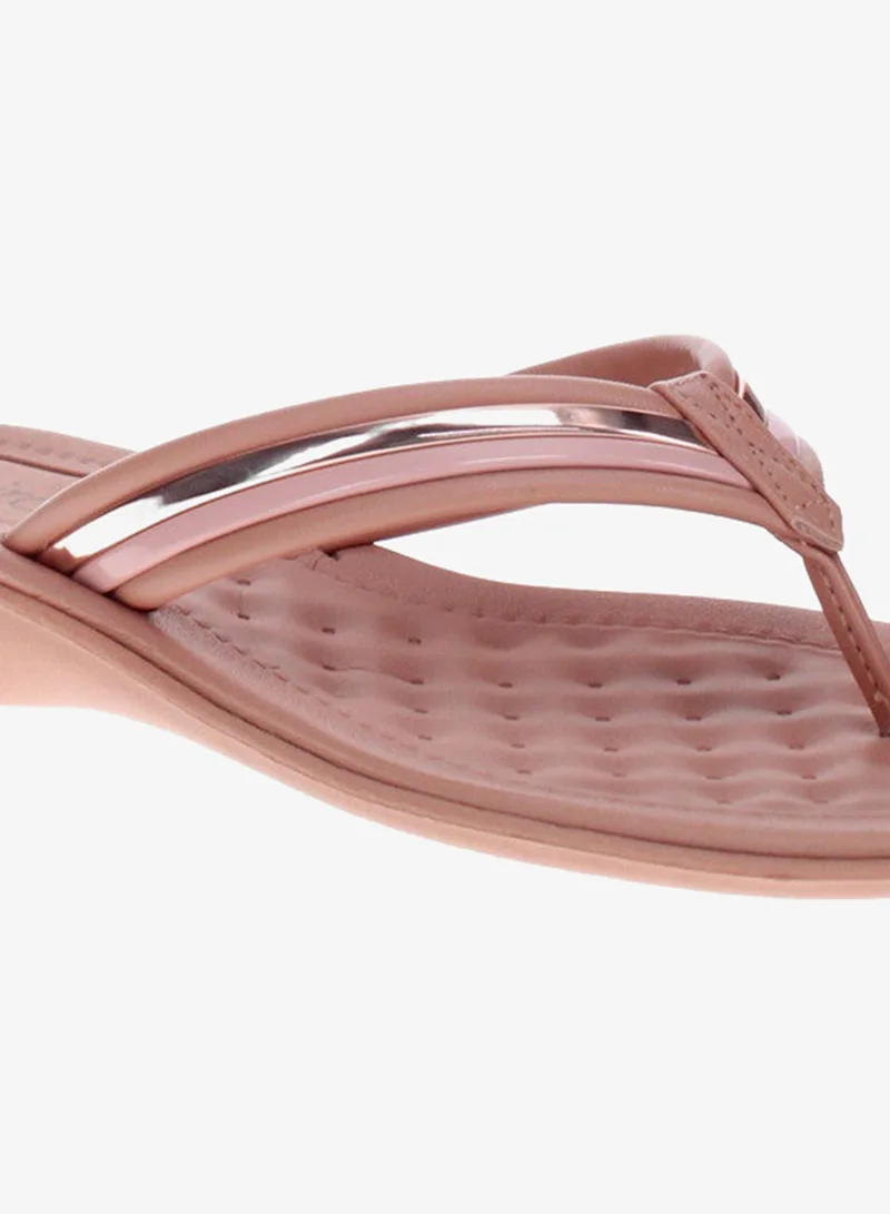 Beira Rio  Beira Rio Ladies Flat Sandals Nude | Made In Brazil for Women | Best Price UAE