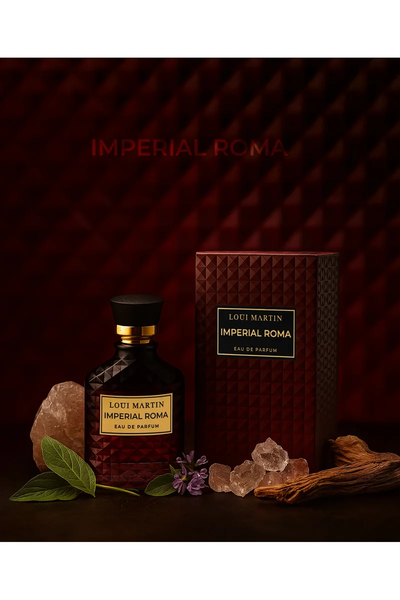 Loui Martin Imperial Roma Eau De Parfum 100ml | Vanilla, Lavender & Vetiver | Bold & Elegant Fragrance for Men