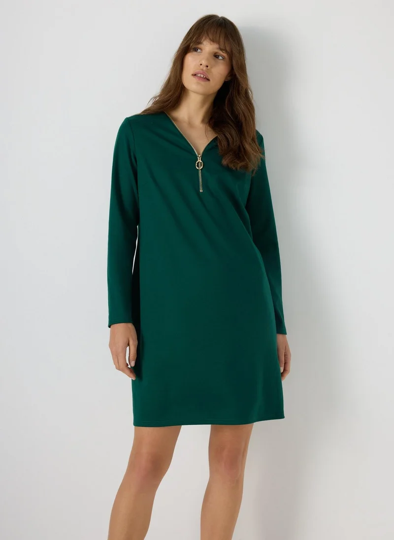 Matalan Et Vous Green Midi Jersey Dress