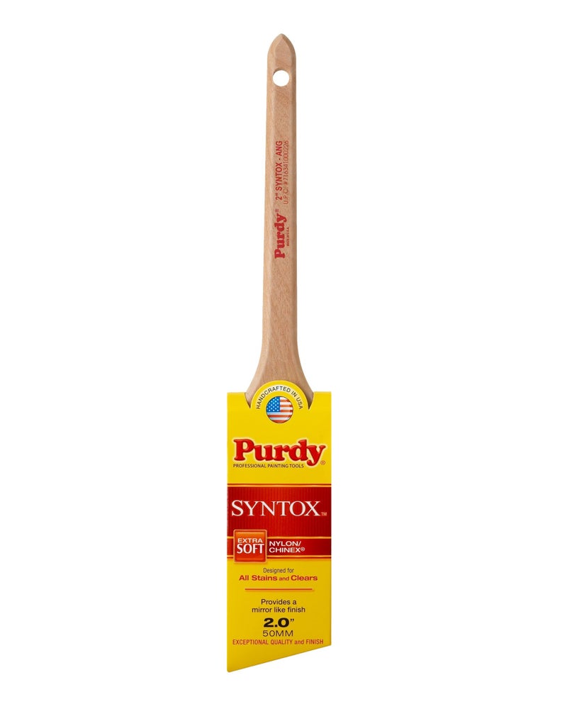 Purdy 144403620 Syntox Series Angular Trim Paint Brush 2 inch - Image 1
