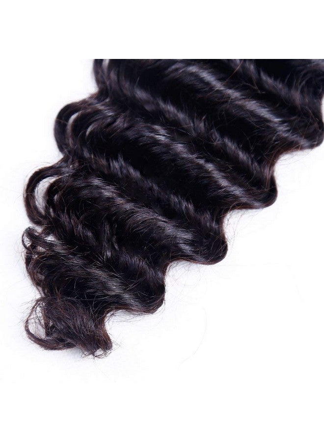 أودير البرازيلي موجة عميقة الشعر البشري 1 حزمة غير المجهزة 9A البرازيلي موجة عميقة عذراء الشعر البشري نسج حزم عميق مجعد الشعر حزم 22 بوصة اللون الطبيعي - Image 5