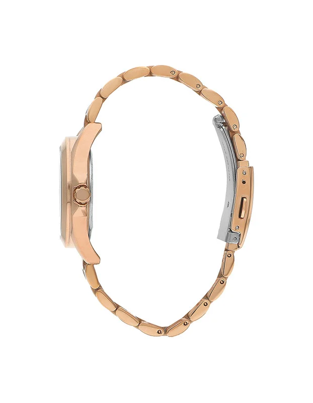 BEVERLY HILLS POLO CLUB Beverly Hills Polo Club BP3313X.410 Women's Multi Function Display Watch & Metal Strap Rose Gold
