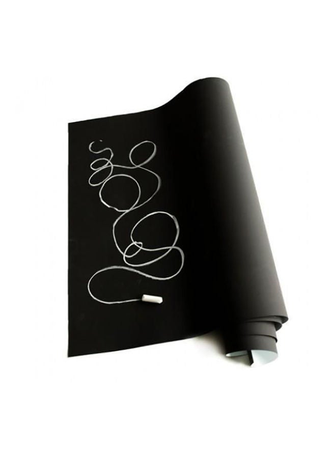 NIBEMINENT Chalk Board Wall Sticker Black 100x45cm - Image 1