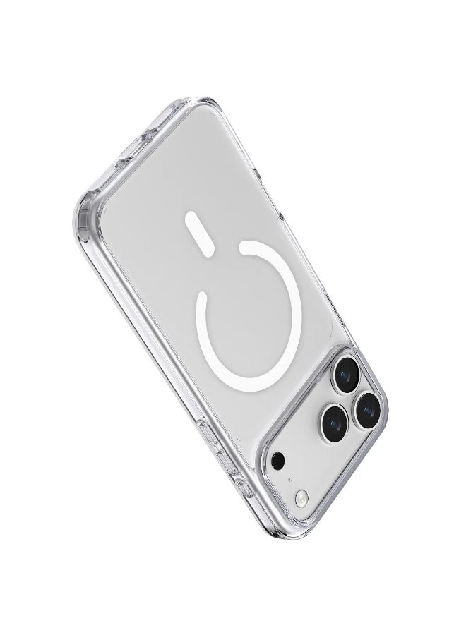 ليفيلو جراب شفاف لهاتف iPhone 17 Pro MagSafe Clara TPU+PC مع حماية محسنة للكاميرا والشاشة / ملاءمة دقيقة / مصد مقاوم للصدمات / غطاء خلفي بتقنية Ever-Clear - شفاف - Image 3