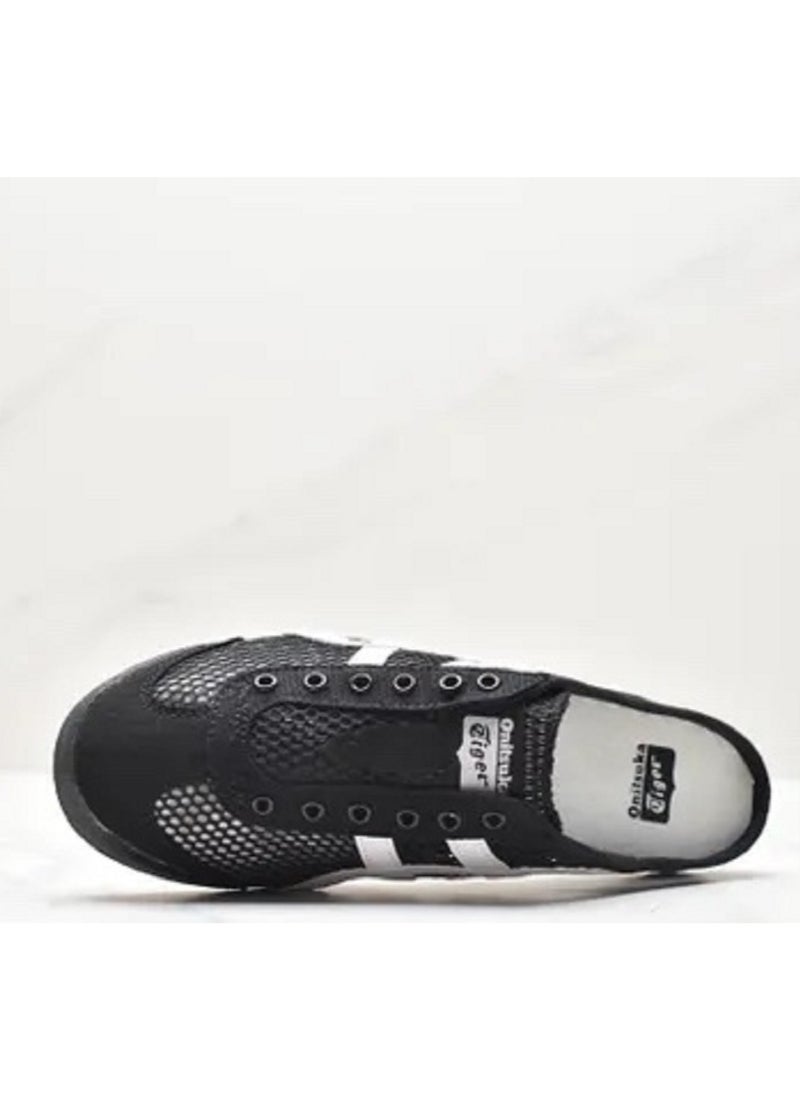 Onitsuka Tiger Men and Women Mexico66 Sabot - Slip On Cool Summer Casual Sandals Athlesiure Shoes Black  - Image 3